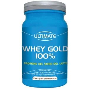 Ultimate Sport Whey Gold 100% Integratore Proteico Gusto Stracciatella 750g