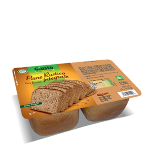 Giusto Senza Glutine Pane Rustico con Farina Integrale 350 g
