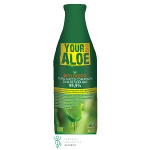 Your aloe bio puro succo con polpa di aloe vera gel 99,9% 1