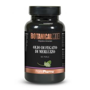 BotanicalMix Olio di Fegato di Merluzzo Integratore di Omega3 60 Perle