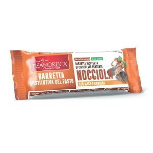 Tisanoreica barretta sostitutiva del pasto gusto nocciola gianluca mech 60g
