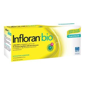 Infloran Bio Adulti Integratore di Fermenti Lattici Vivi 14 Flaconcini