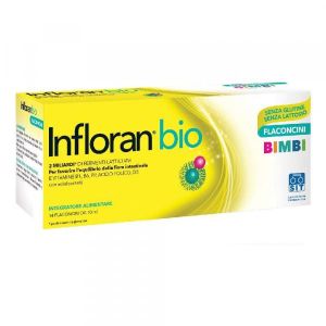 Infloran Bio Bimbi Integratore Benessere Flora Intestinale Bambini 14 Flaconcini
