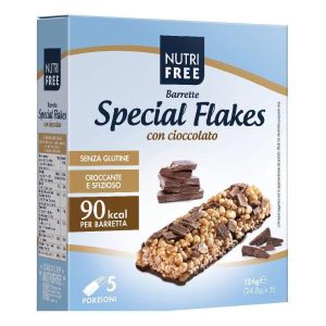 Nutri Free Special Flakes i Cioccolato Barrette Senza Glutine 5x24,8g