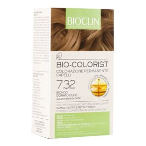 Bioclin Bio-colorist 7.32 Biondo Dorato Beige Tintura Naturale Capelli