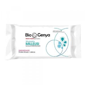 Biogenya Fresh Hygiene Protection 12 Salviette Milleusi Rinfrescante Igienizzante