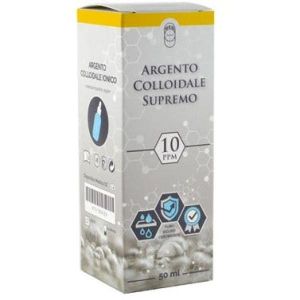 Argento Colloidale Supremo 10ppm Certificato i Contagocce 50ml