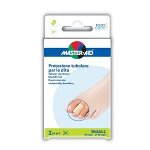 Protezione Tubolare In Gel Master-aid Footcare Elasticizzato Small 7,5 Cm 15mm 2 Pezzi C4