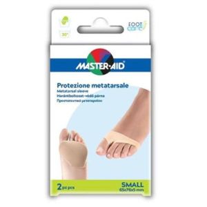 Protezione In Gel e Tessuto Master-aid Footcare per Metatarso Small 2 Pezzi G2