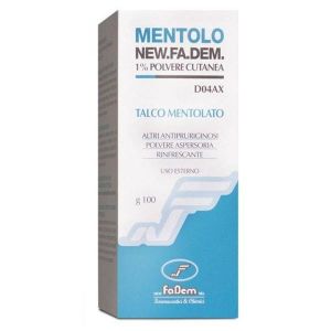Talco Mentolato 1% 100g