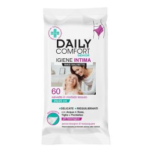 Daily Comfort Senior Panni Detergenti Igiene Intima 60 Pezzi