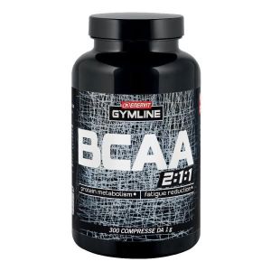 Gymline Muscle Bcaa Integratore di Aminoacidi Ramificati i Vitamine 300 Compresse