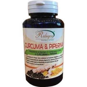 Curcuma & Piperina Rubigen 120 Compresse da 500mg