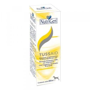 Nutrigen Tussaid Sciroppo Mangime Complementare per Vie Respiratorie Cani 200ml