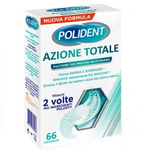 Polident Azione Totale Pulitore Protesi Dentale Quotidiano 66 Compresse
