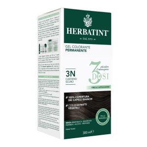 Herbatint Tintura per Capelli Gel Permanente 3n Castano Scuro 3 Dosi 300ml