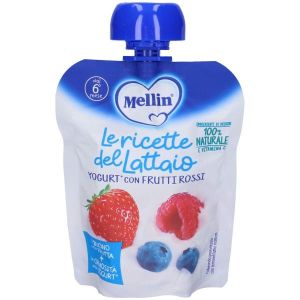 Mellin Le Ricette Del Lattaio Pouch Yogurt i Frutti Rossi