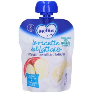Mellin Pouch Merenda Latte Mela Banana 85g