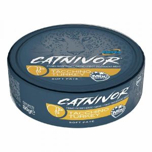 Drn Catnivor Cibo Umido i Tacchino Gatti Adulti Barattolo 80g