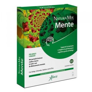Aboca Natura Mix Advanced Mente Concentrato Fluido Integratore Funzioni Cognitive 10 Flaconcini