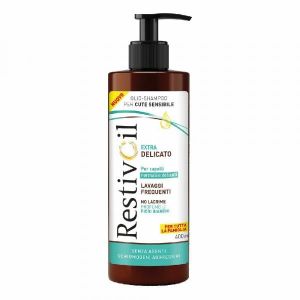 Restivoil Extra Delicato Olio-shampoo per Capelli Normali e Delicati 400 Ml.