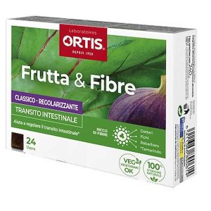 Frutta e Fibre Classico Integratore Transito Intestinale 24 Cubetti