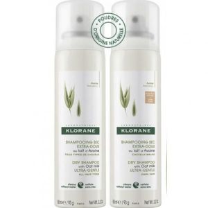 Klorane Duo Shampoo Secco Latte di Avena Promo 150+150ml