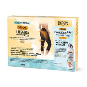 Guam Leggings Pinocchietto Xs-s 1 Paio + Body Sea Crackle Massage Foam Drenante 150ml