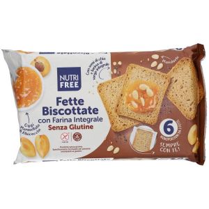 Nutrifree Fette Biscottate Integrali Senza Glutine 6 Porzioni
