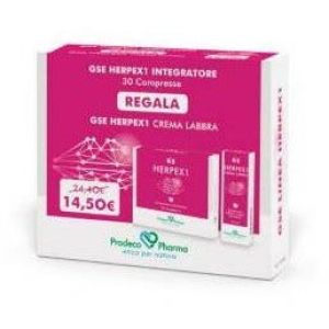 Kit Gse Herpex1 1 Gse Herpex1 30 Compresse + 1 Gse Herpex1 Crema Labbra 7,5ml