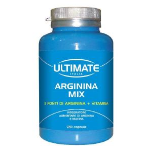 Ultimate Italia Arginina Mix Integratore di Arginina e Niacina 120 Compresse