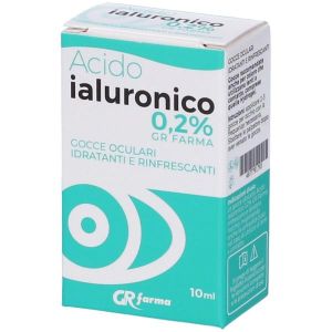 Gr Farma Gocce Oculari Idratanti e Rinfrescanti Acido Ialuronico
