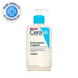 Cerave Sa Detergente Levigante per Pelle Molto Secca, Ruvida e Screpolata 236ml