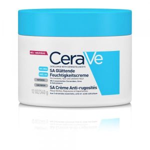 Cerave Sa Crema Levigante 10% Urea per Pelle Molto Secca, Ruvida e Screpolata 340g