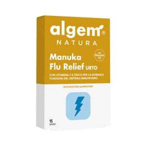 Algem Manuka Flu Relief Urto 15 Capsule