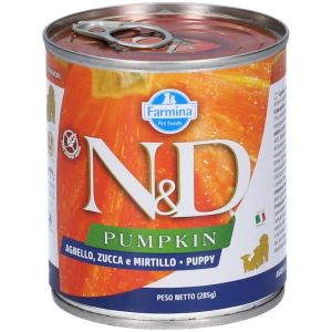 Farmina Natural & Delicious Pumpkin Puppy i Agnello Zucca e Mirtillo per Cani Cuccioli 285g