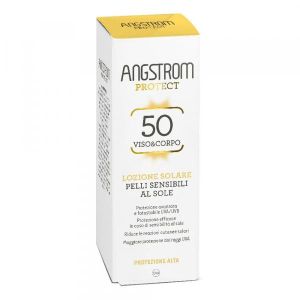 Angstrom Protect Lozione Solare Pelli Sensibili Viso e Corpo Spf50+ 100 Ml.