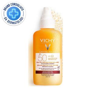 Vichy Capital Soleil Acqua Solare Spray Corpo per Abbronzatura Intensa 50 Spf 200ml