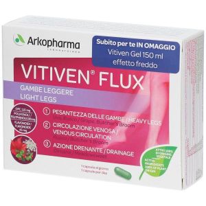 Vitiven Flux 30 Capsule + Vitiven Gel Effetto Ghiaccio 150ml Omaggio