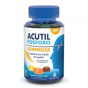 Acutil Fosforo Gommose Integratore per Memoria e Concentrazione 50 Caramelle