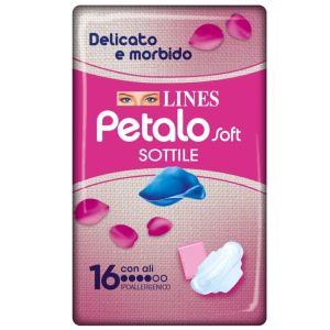 Lines petalo soft assorbenti con ali 16 pezzi