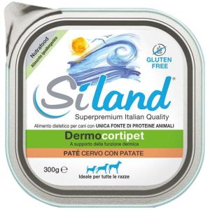 Siland Dermocortipet Paté Cervo i Patate per Cani Adulti 300g