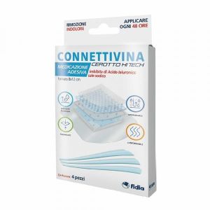 Connettivina Cerotto Hi Tech Medicazione Adesiva 8x12 Cm 4 Pezzi