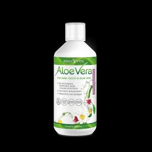 Erba Vita Aloe Vera Puro Succo Integratore Depurativo e Antiossidante 500ml