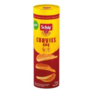 Schar Curvies Bbq Chips di Patate Senza Glutine 170g