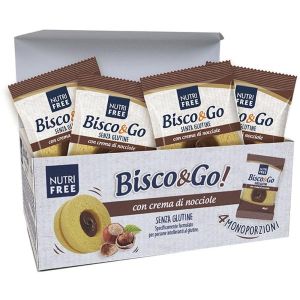 Nutrifree Bisco&go i Crema di Nocciole 4x40g