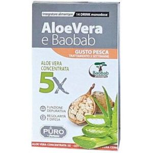 Forhans Puro Aloe Vera Concentrata 5x+ Baobab 14 Drink da 10ml