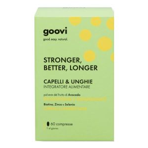 Goovi Stronger, Better, Longer Integratore Alimentare per Capelli &amp; Unghie Compresse