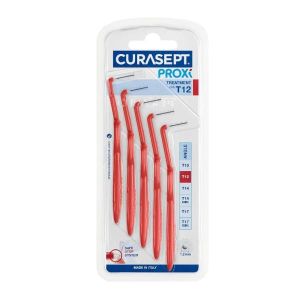 Curasept Proxi Angle Scovolino T12 Rosso 5 Pezzi 1,2mm
