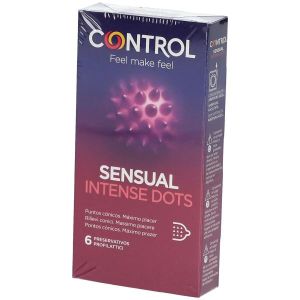 Control Sensual Intense Dots 6 Preservativi